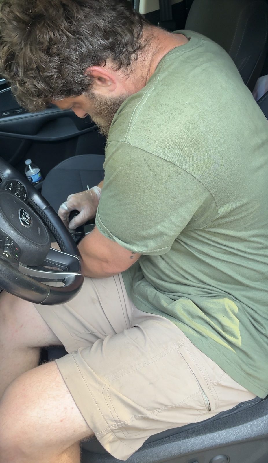 Ignition and electrical repair inside a vehicle's steering column
